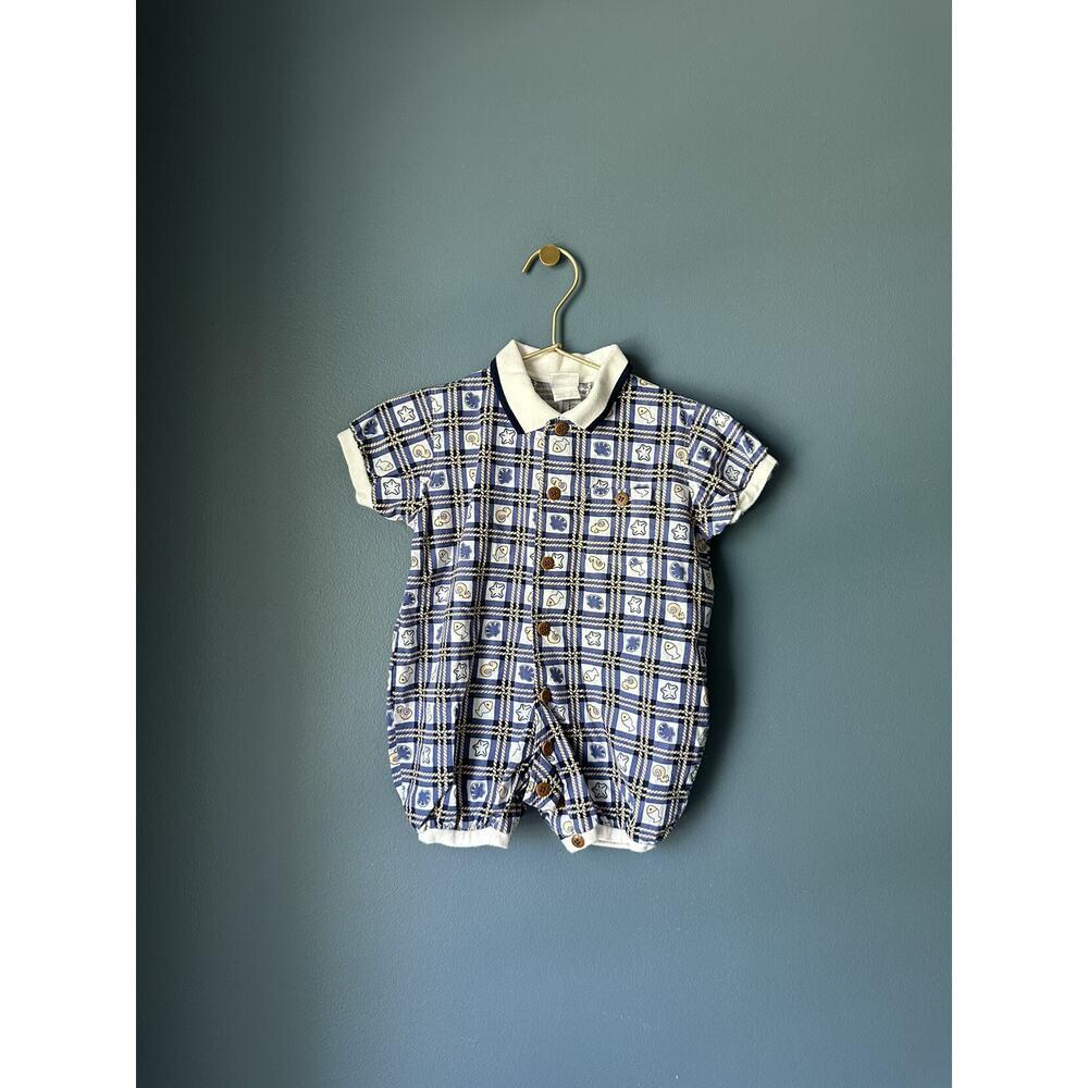 Vintage Absorba Nautical Romper‎